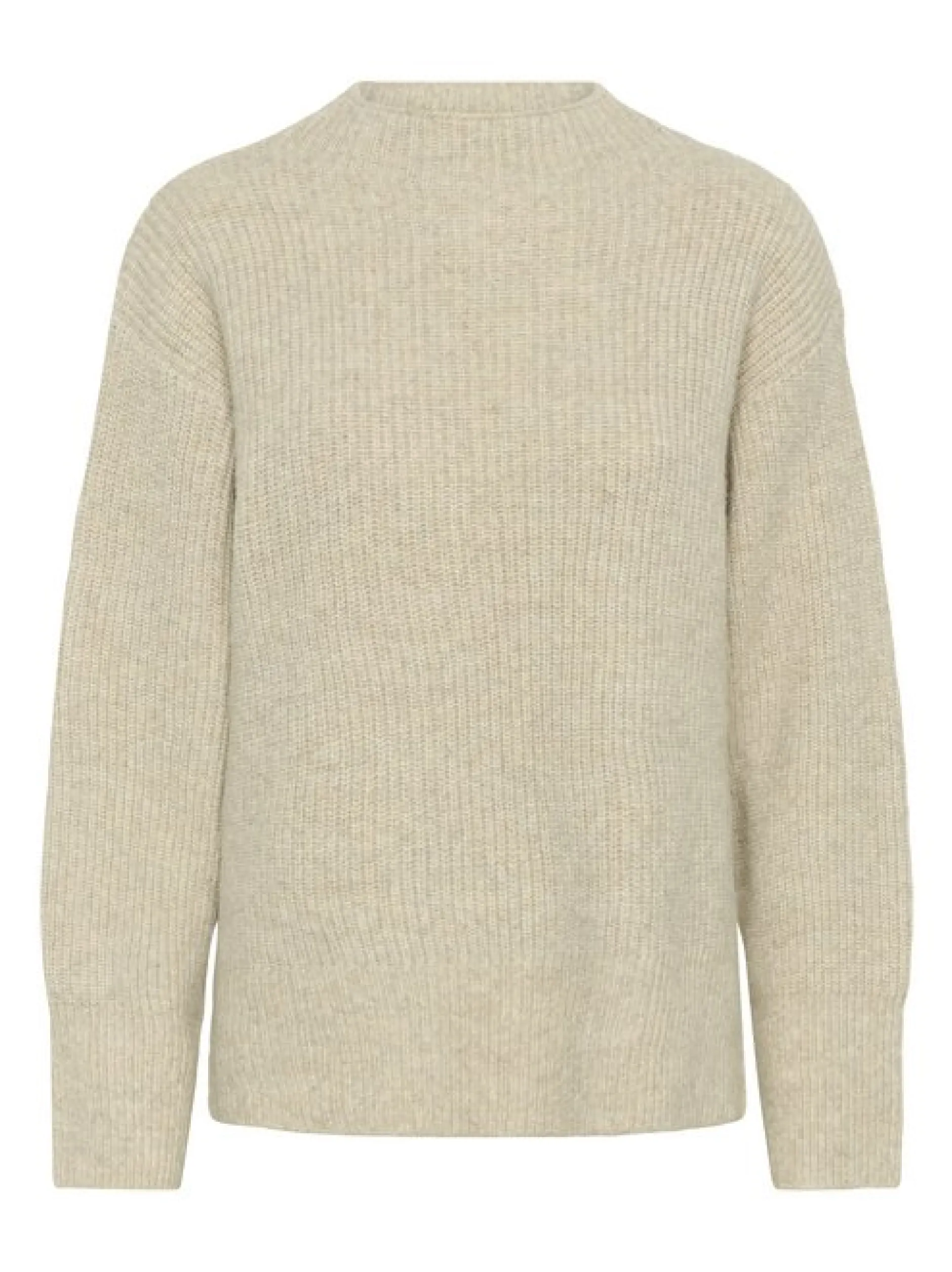 Kaffe Damen Strickpullover KAelina in kitt