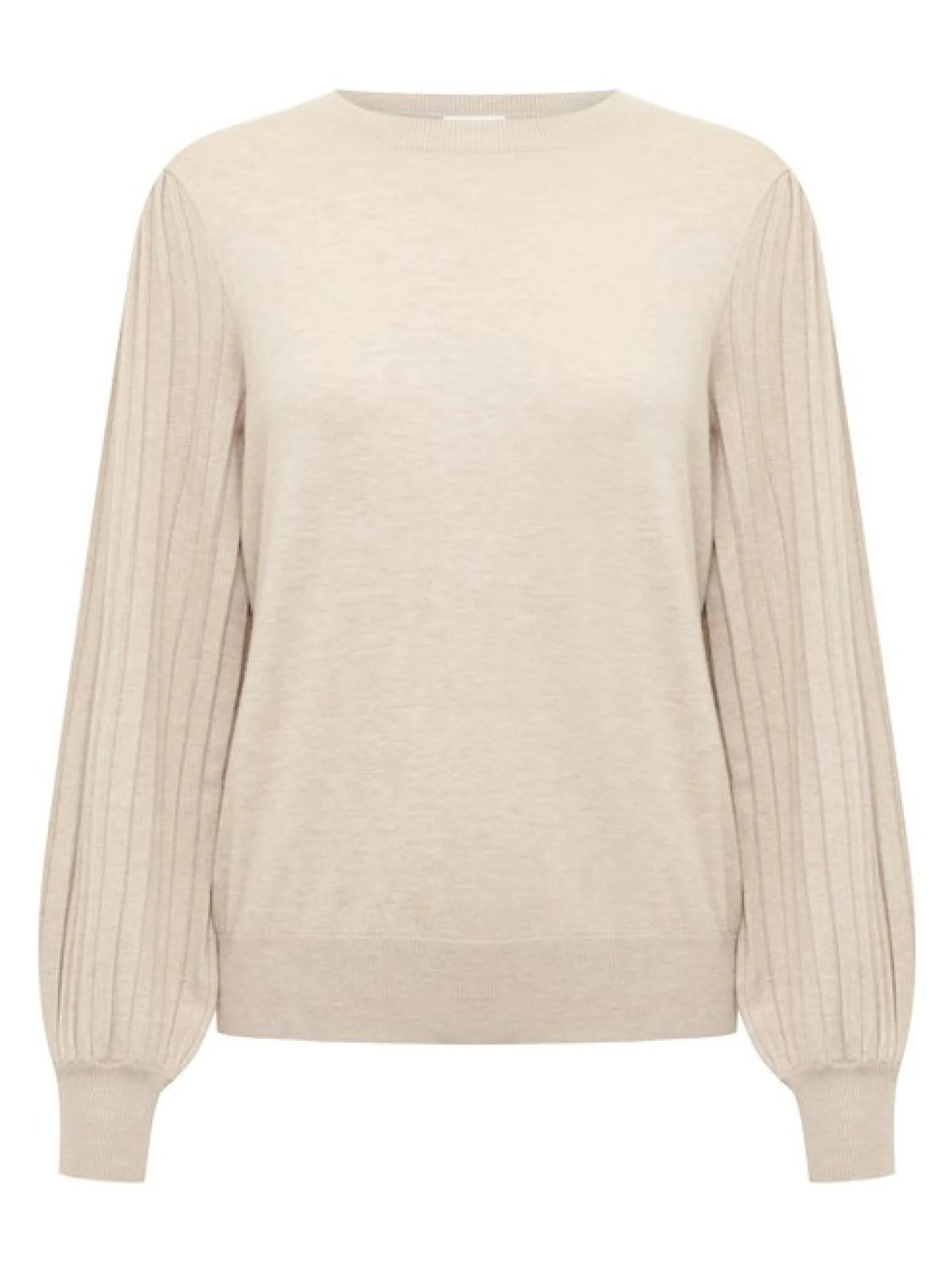 Kaffe Damen Strickpullover KAlone in sand