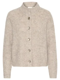 Kaffe Damen Strickpullover KAane in braun