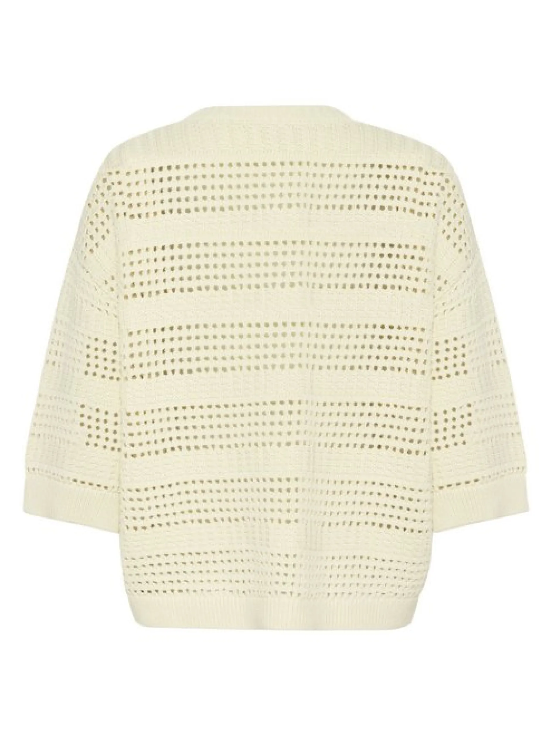 Kaffe Damen Strickpullover KAteresa in vanille