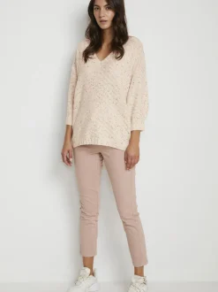 Kaffe Damen Strickpullover KApaige in beige