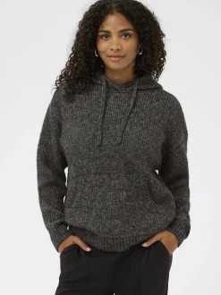Kaffe Damen Strickpullover KAuma in grau