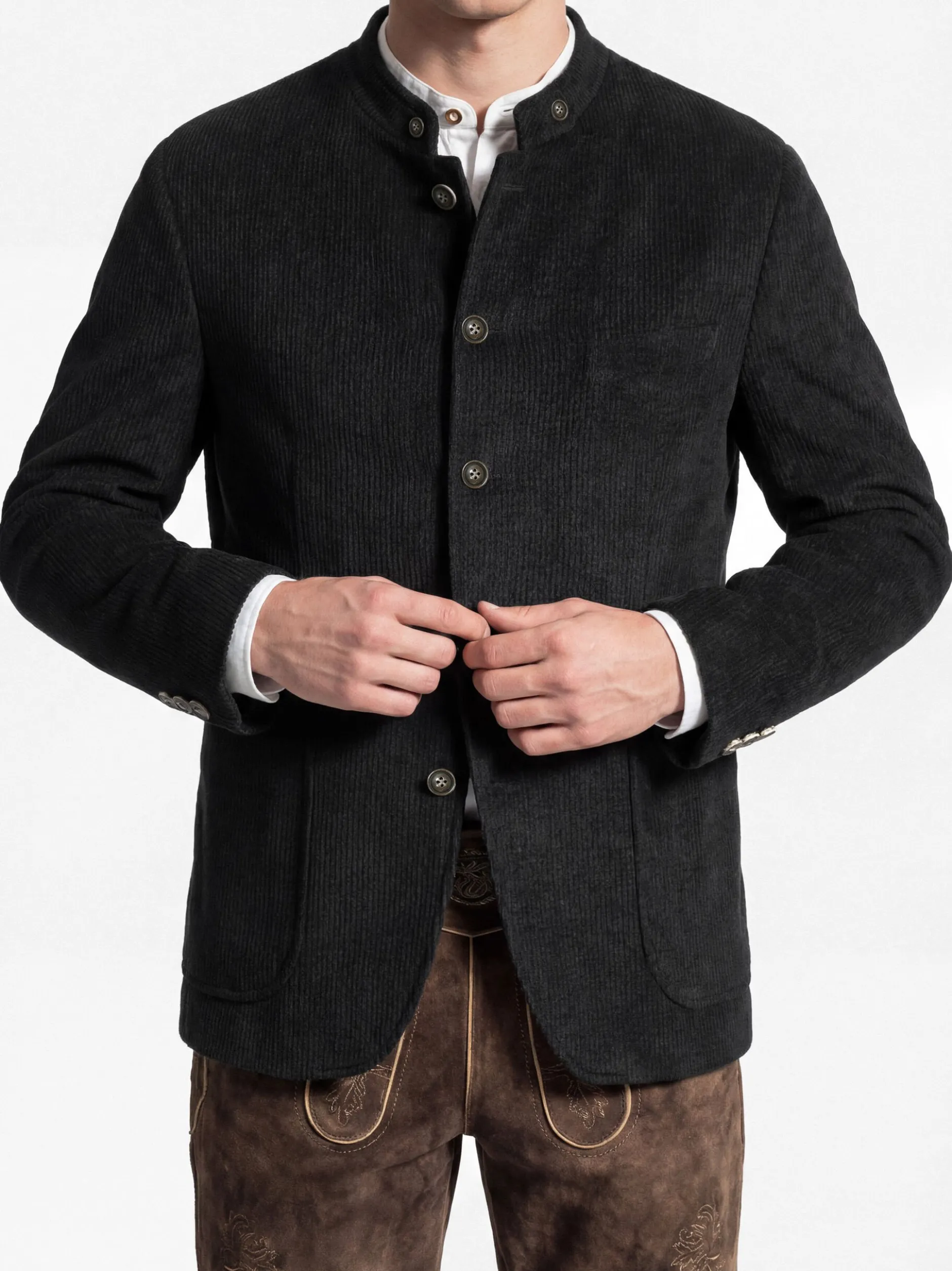 KaiserLich Herren Trachtenjacke - 5435 in schwarz