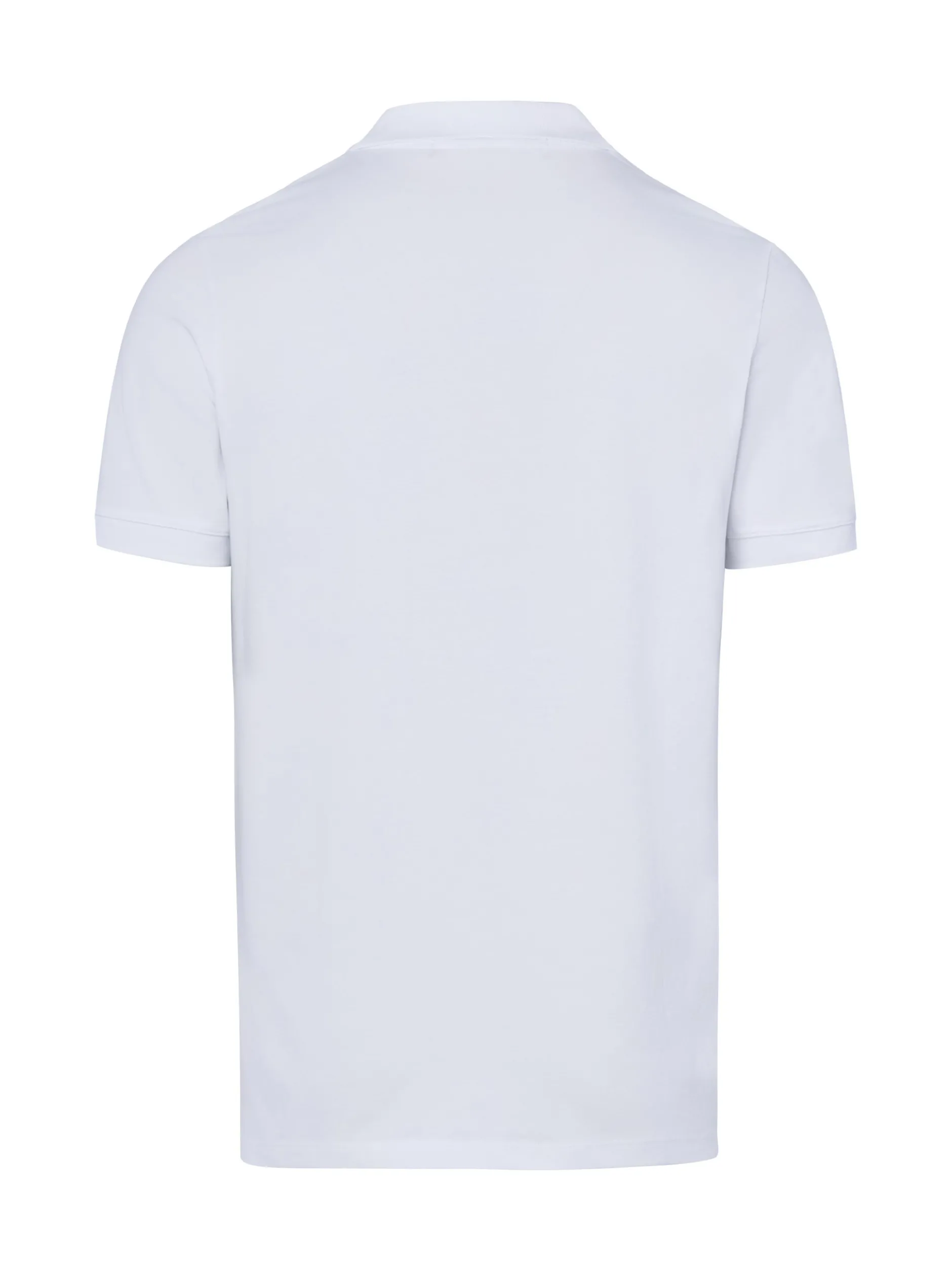 KARL LAGERFELD Herren Poloshirt in weiß - Ärmel: kurzarm