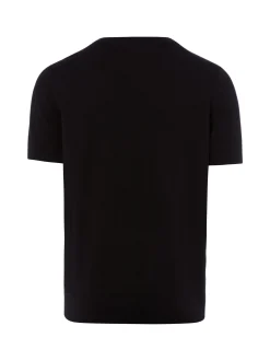 KARL LAGERFELD Herren Strickshirt in schwarz