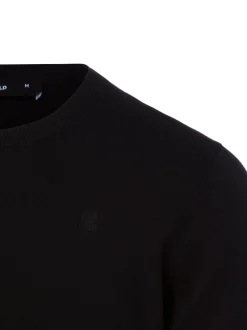 KARL LAGERFELD Herren Strickshirt in schwarz