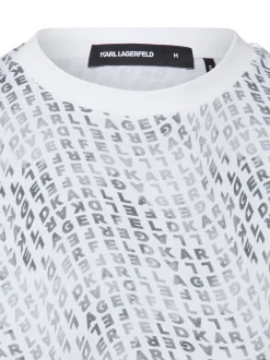 KARL LAGERFELD Herren T-Shirt in weiß grau