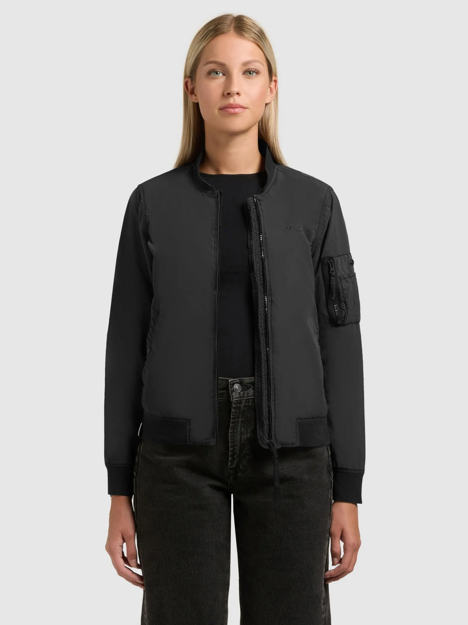 Khujo Damen Bomberjacke - Denz in schwarz