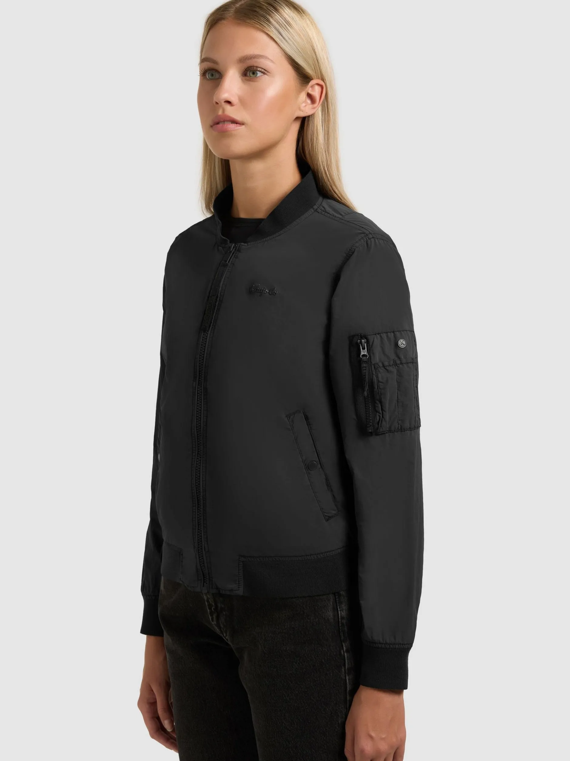 Khujo Damen Bomberjacke - Denz in schwarz