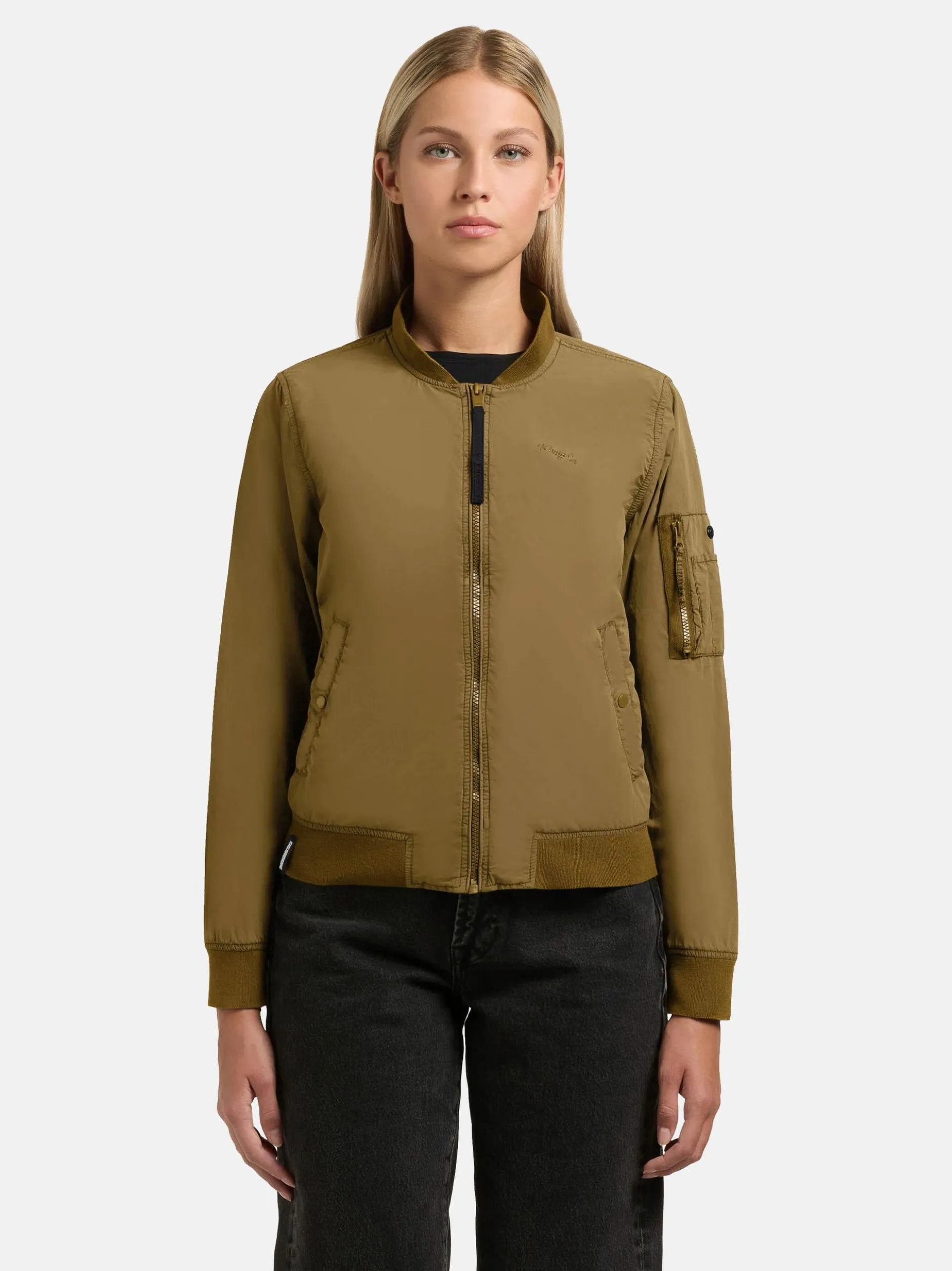 Khujo Damen Bomberjacke - Denz in khaki