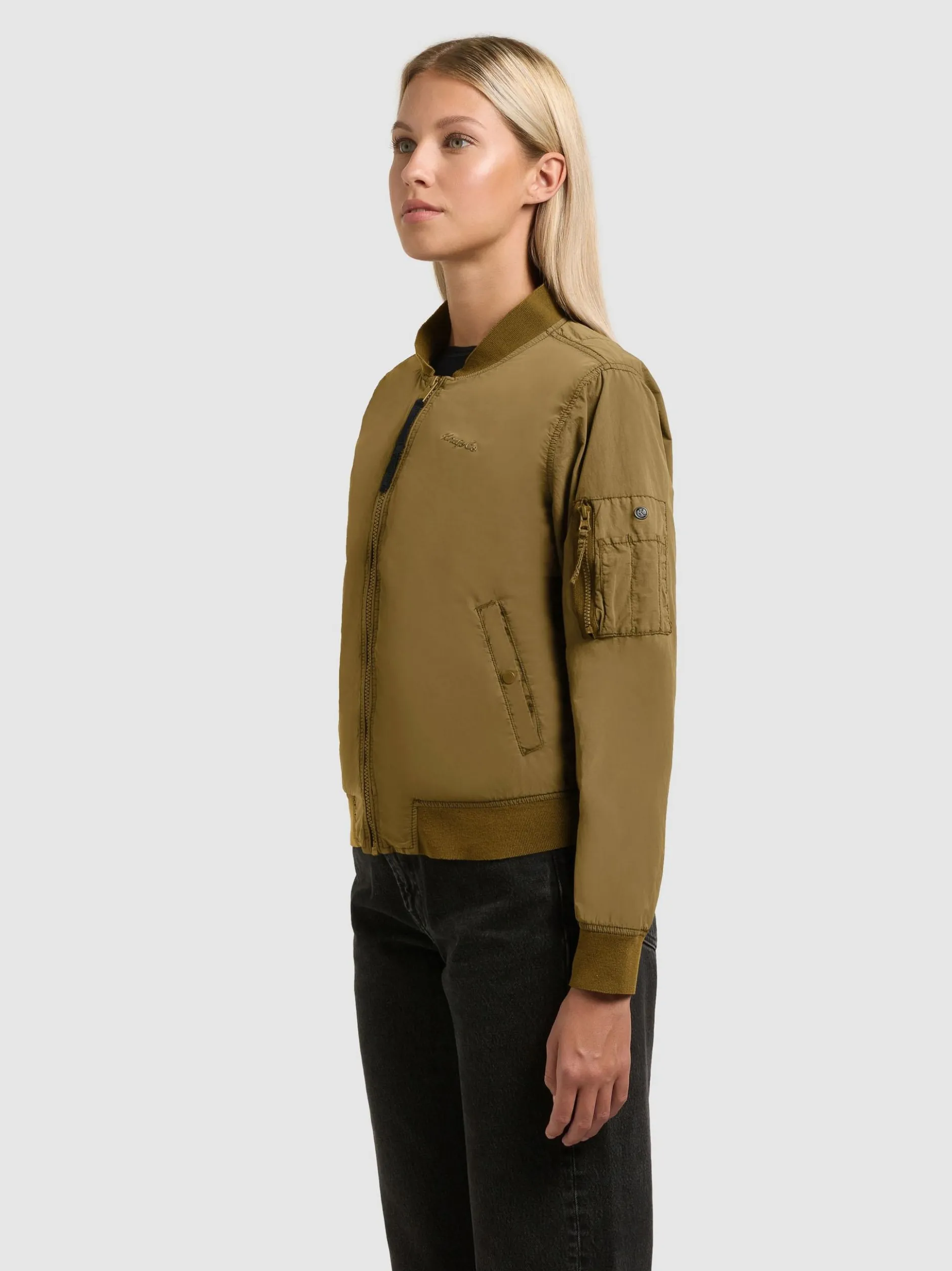 Khujo Damen Bomberjacke - Denz in khaki