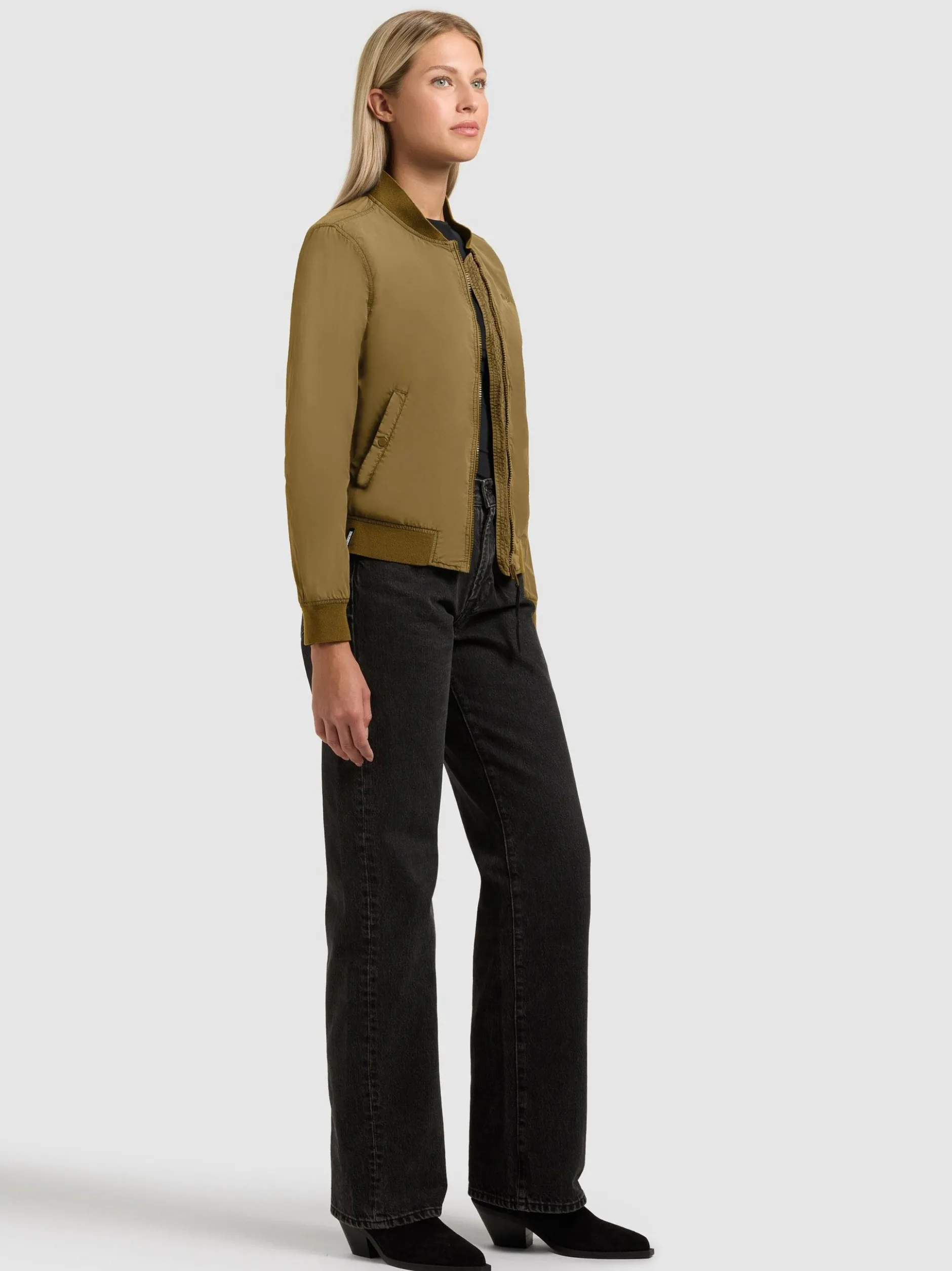 Khujo Damen Bomberjacke - Denz in khaki