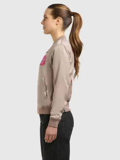 Khujo Damen Collegejacke - Ruby in beige