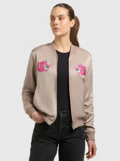 Khujo Damen Collegejacke - Ruby in beige