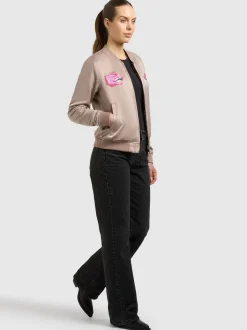 Khujo Damen Collegejacke - Ruby in beige