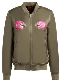 Khujo Damen Collegejacke - Ruby in grün