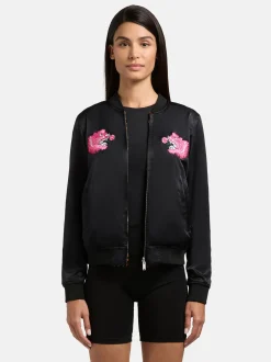 Khujo Damen Collegejacke - Ruby in schwarz