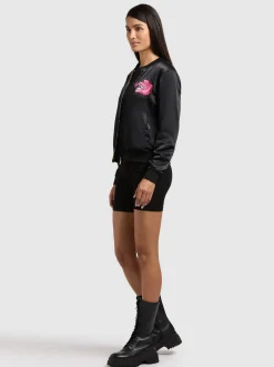 Khujo Damen Collegejacke - Ruby in schwarz