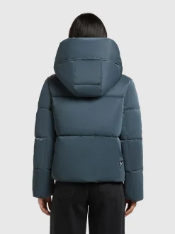 Khujo Damen Steppjacke - Audrey Shiny in blau