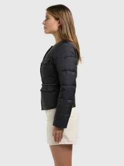 Khujo Damen Steppjacke - Cinnia in schwarz