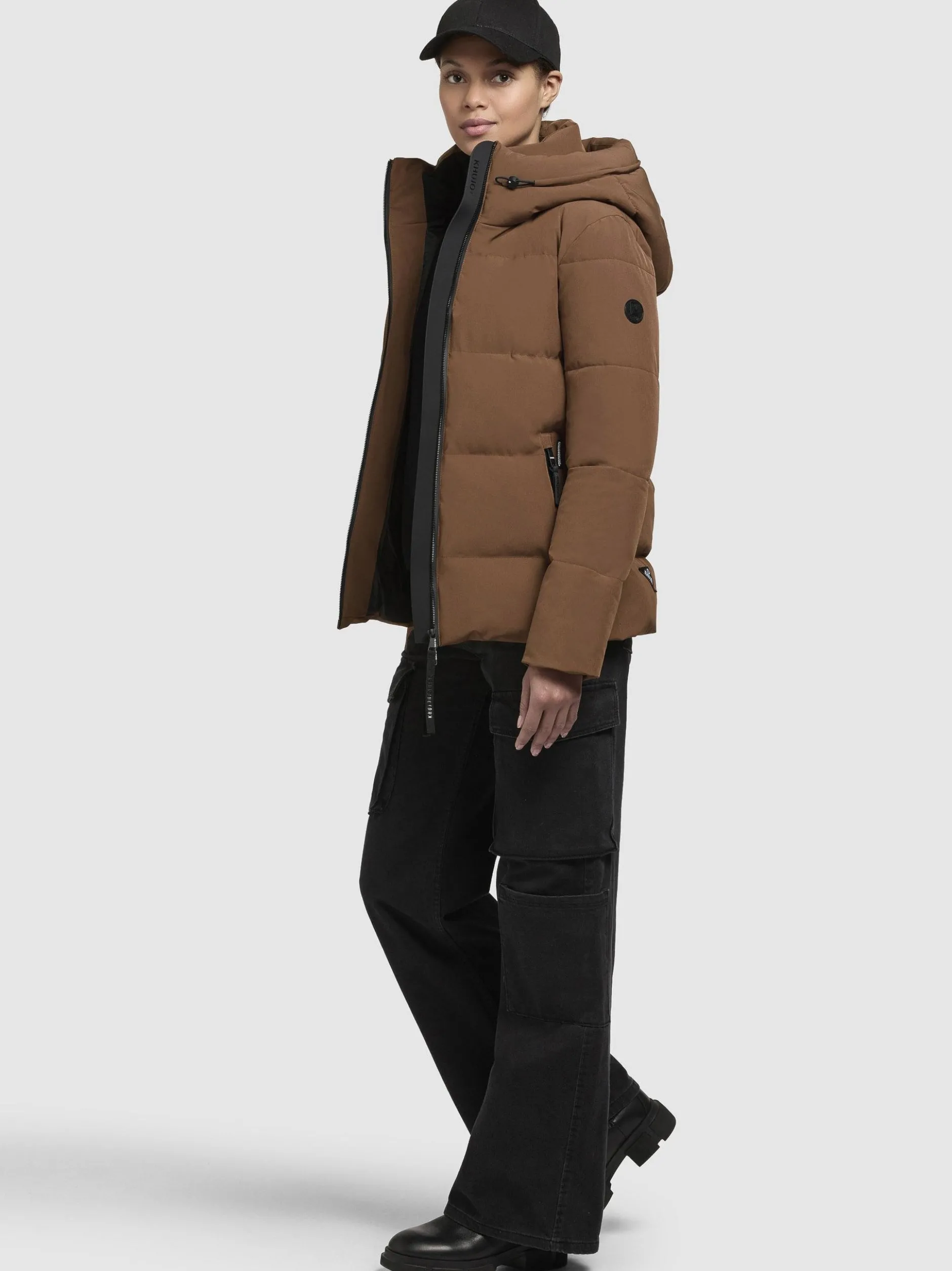 Khujo Damen Steppjacke - Fanc2-YM in braun