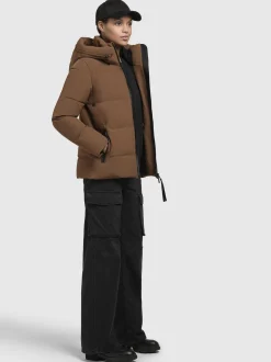 Khujo Damen Steppjacke - Fanc2-YM in braun