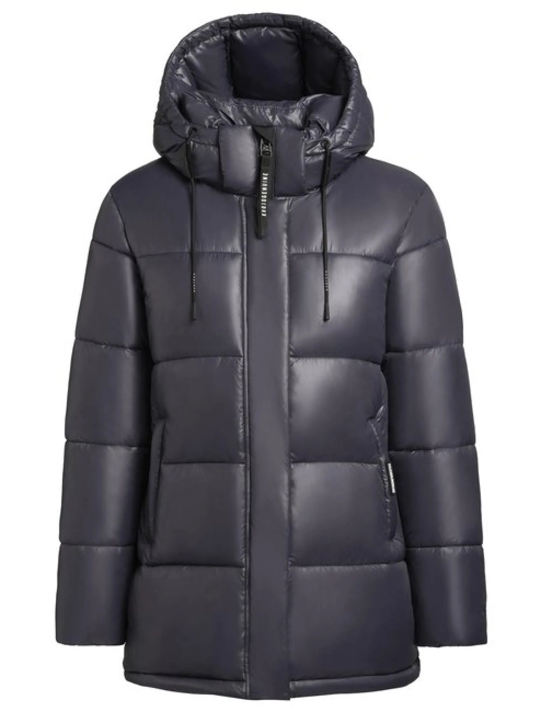 Khujo Damen Steppjacke - Word3 Satin-YM in blau