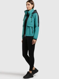 Khujo Damen Windbreaker - Olia in grün