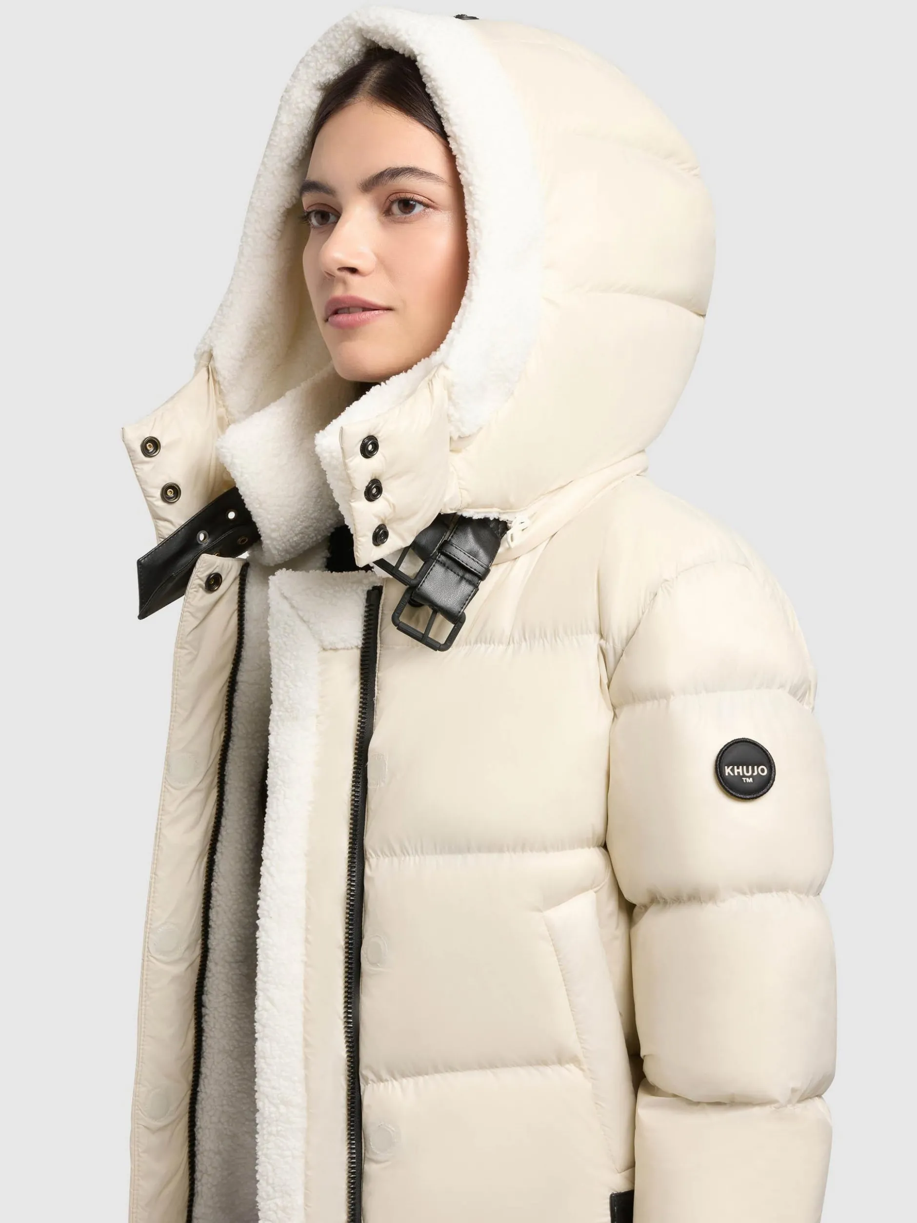 Khujo Damen Winterjacke - Nessie2 in beige
