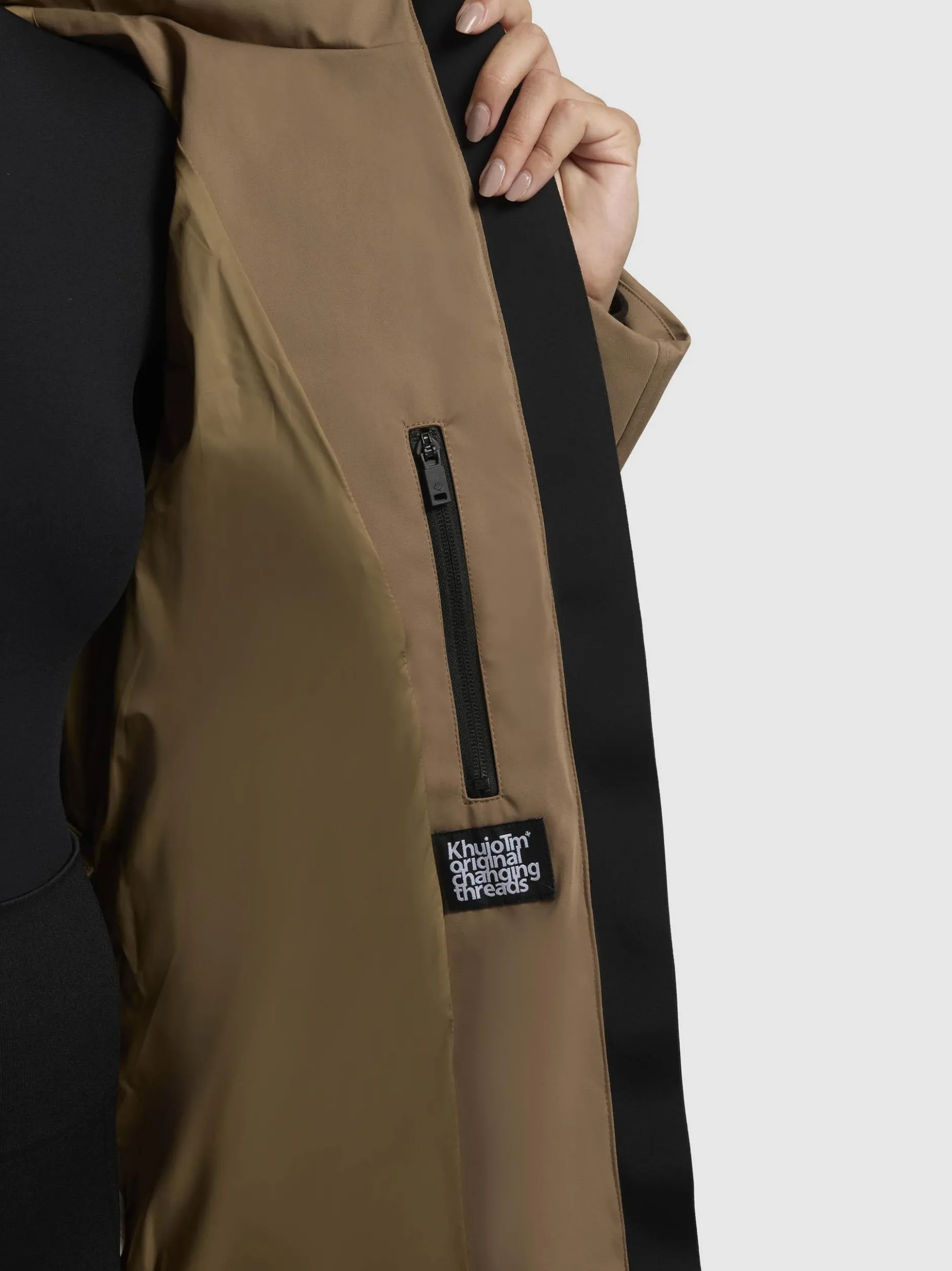 Khujo Damen Winterjacke - Palla-YM in camel