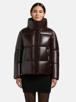 Khujo Damen Winterjacke - Rinja2 Shiny in purple