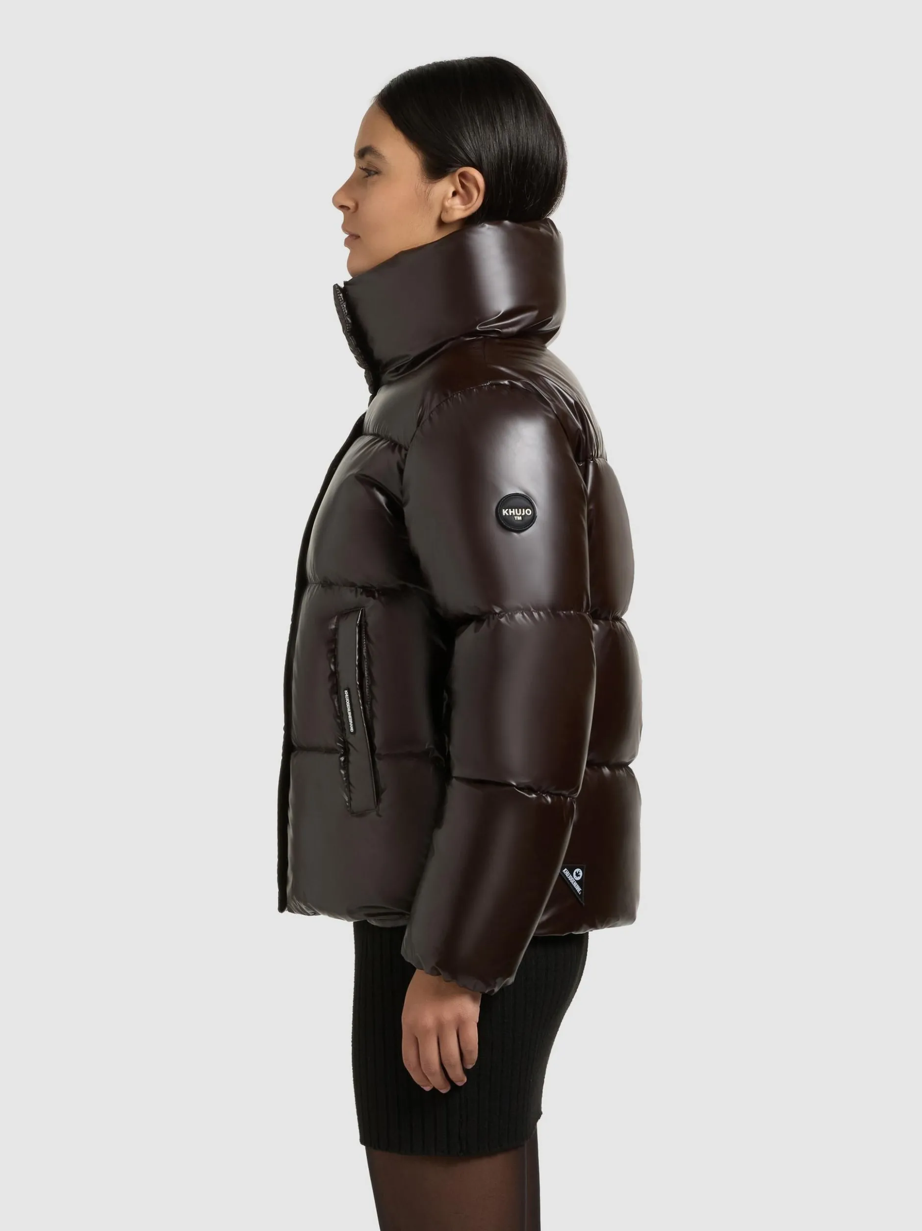 Khujo Damen Winterjacke - Rinja2 Shiny in purple