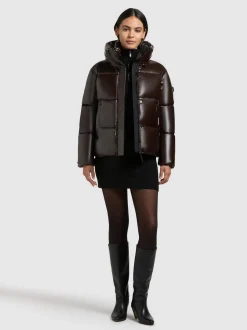 Khujo Damen Winterjacke - Rinja2 Shiny in purple
