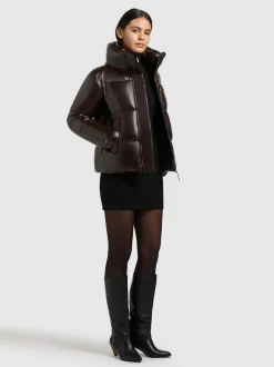 Khujo Damen Winterjacke - Rinja2 Shiny in purple