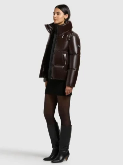 Khujo Damen Winterjacke - Rinja2 Shiny in purple