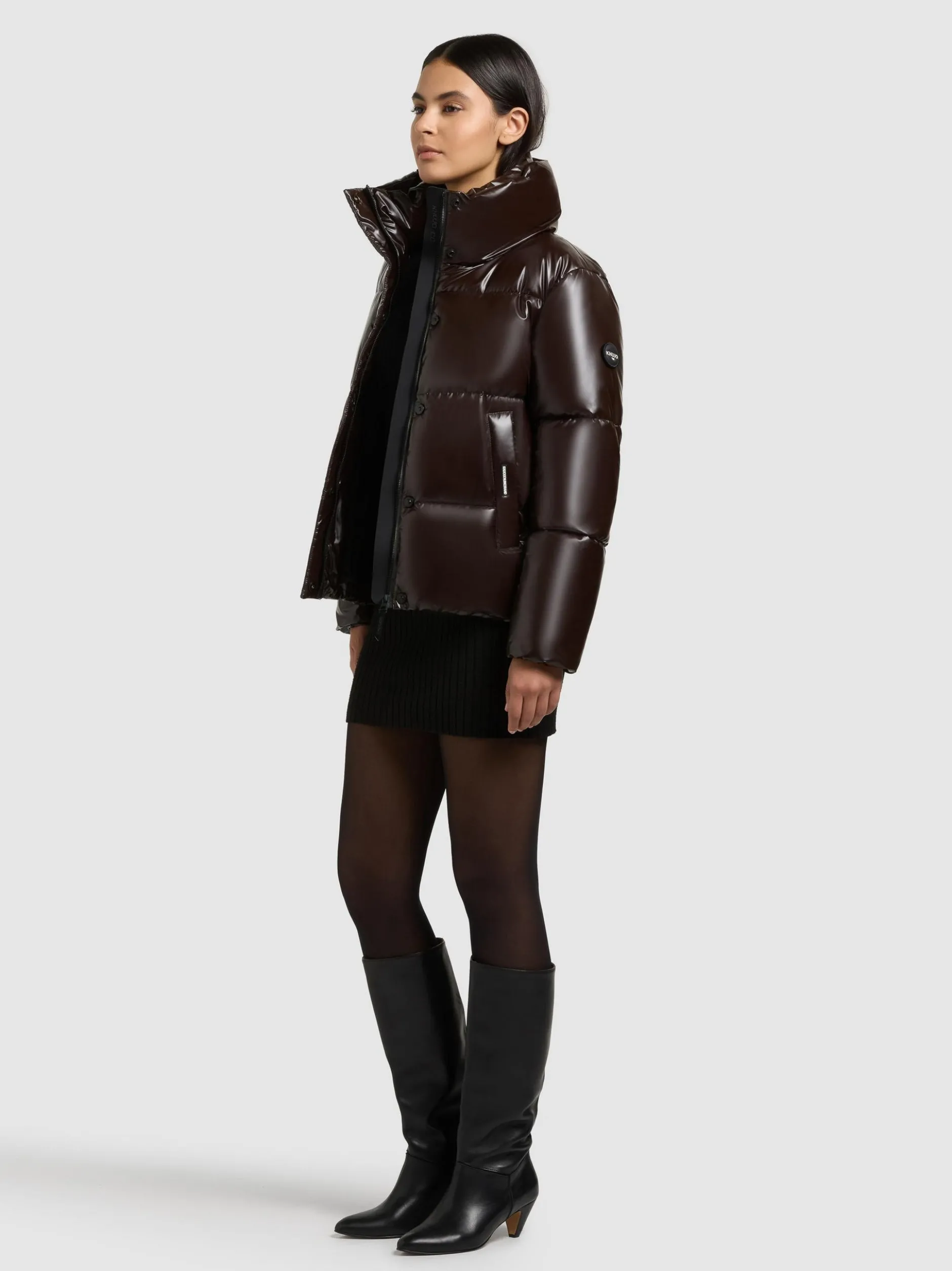Khujo Damen Winterjacke - Rinja2 Shiny in purple