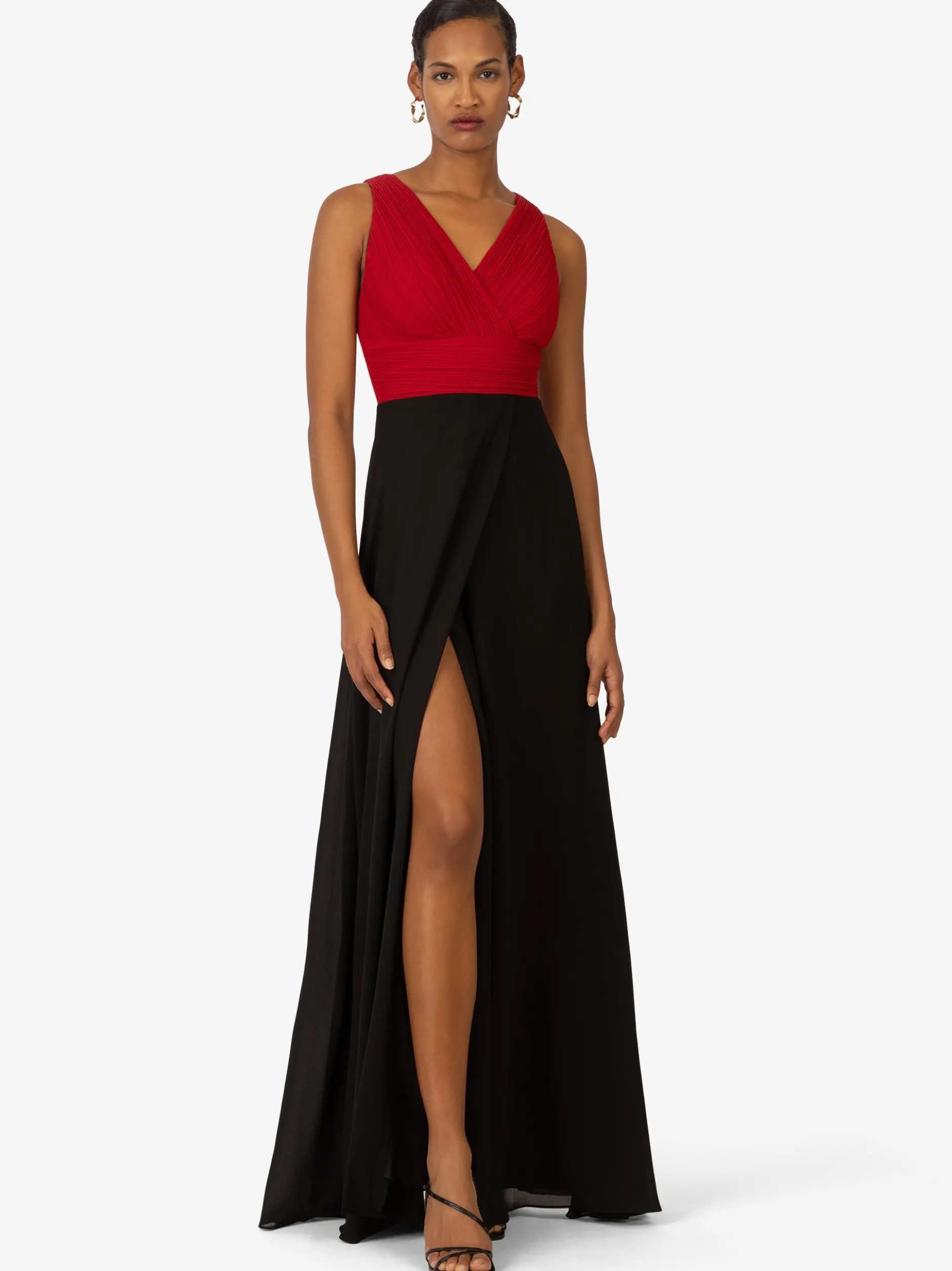 Kraimod Damen Abendkleid in bordeaux - Länge: lang