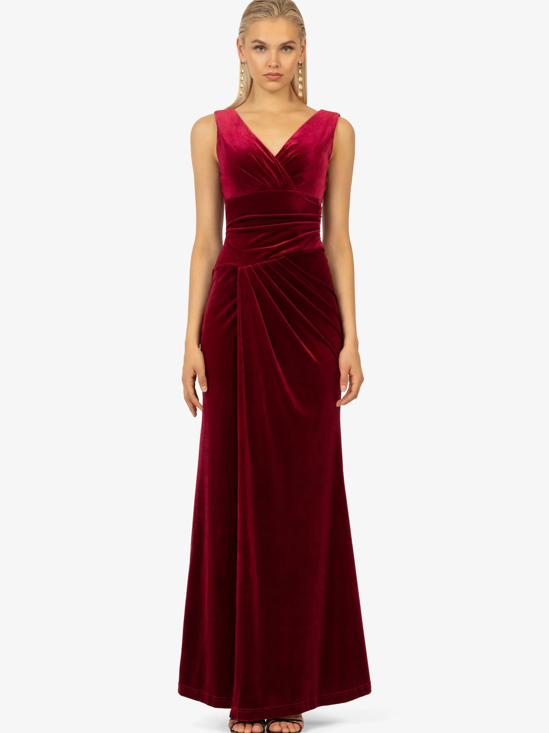 Kraimod Damen Abendkleid in bordeaux - Länge: lang