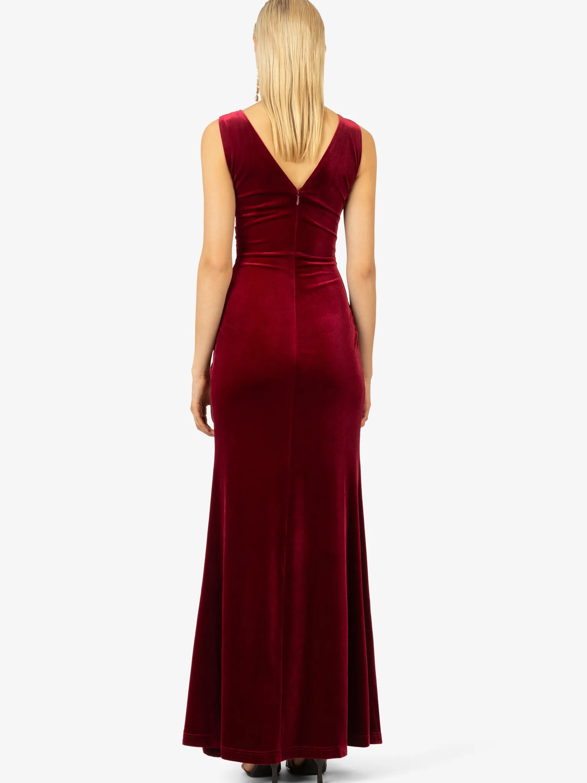 Kraimod Damen Abendkleid in bordeaux - Länge: lang