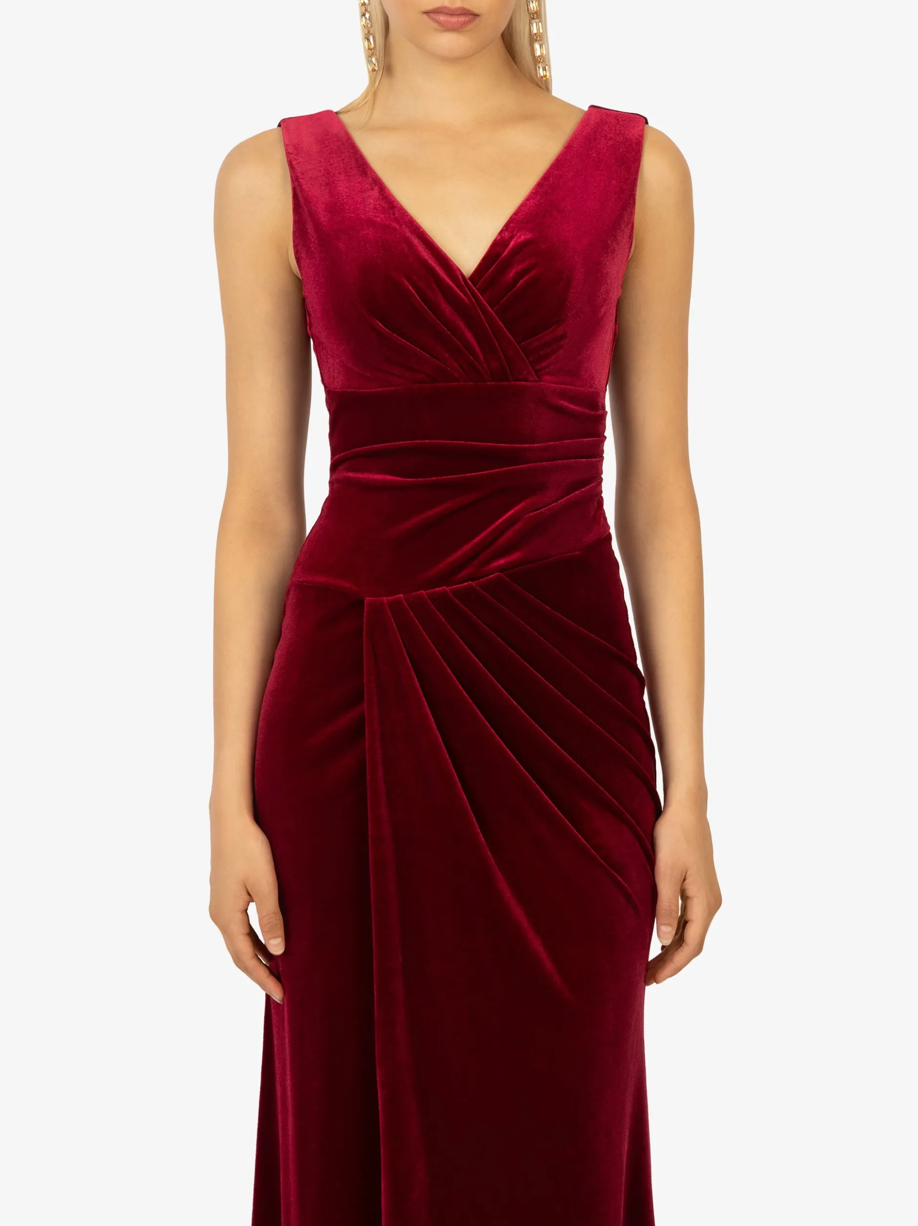Kraimod Damen Abendkleid in bordeaux - Länge: lang