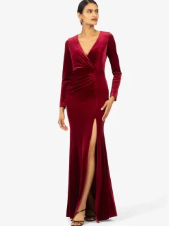 Kraimod Damen Abendkleid in bordeaux - Länge: lang