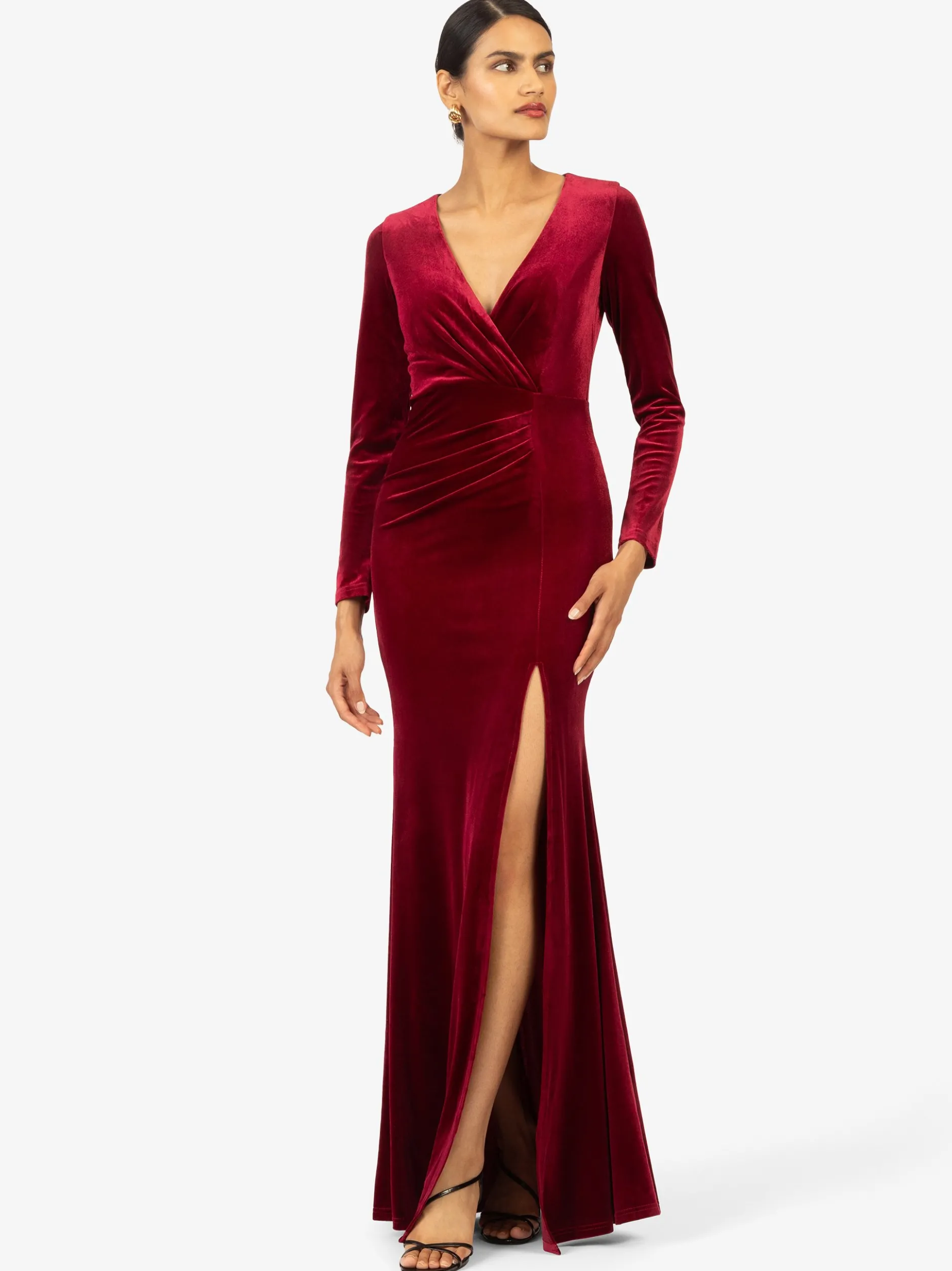 Kraimod Damen Abendkleid in bordeaux - Länge: lang