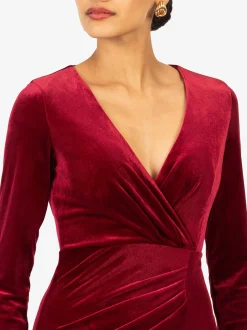 Kraimod Damen Abendkleid in bordeaux - Länge: lang