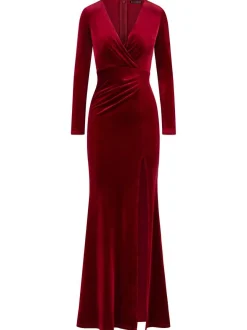 Kraimod Damen Abendkleid in bordeaux - Länge: lang