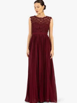 Kraimod Damen Abendkleid in bordeaux - Länge: lang
