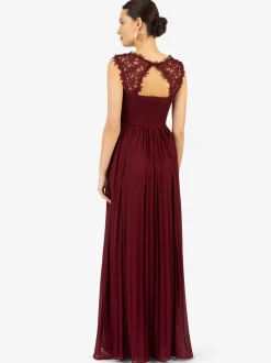 Kraimod Damen Abendkleid in bordeaux - Länge: lang