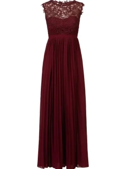 Kraimod Damen Abendkleid in bordeaux - Länge: lang