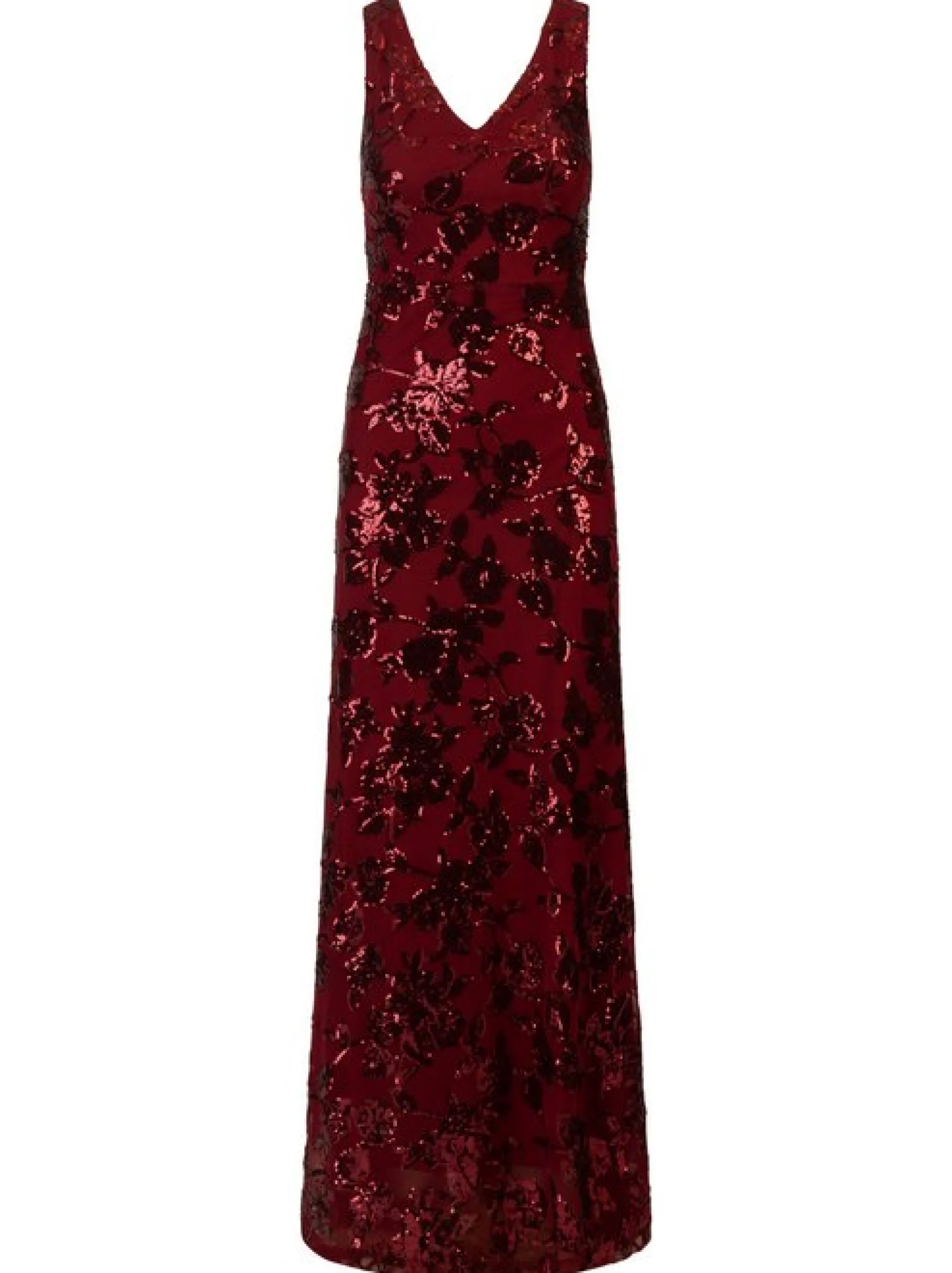Kraimod Damen Abendkleid in bordeaux - Länge: lang