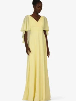 Kraimod Damen Abendkleid in gelb - Länge: lang