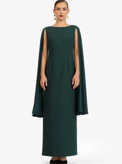 Kraimod Damen Abendkleid in grün - Ausschnitt: Rundhals
